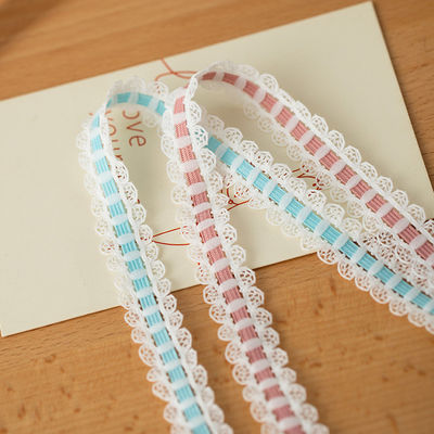 1.7cm Weaved Lace Edge Polyester Ελαστικό Ραβδί Ραβδί Ραβδί για Συσκευές