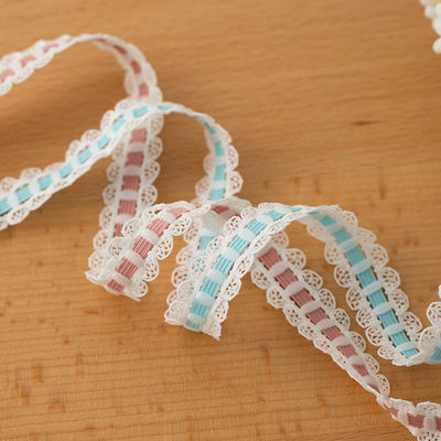 1.7cm Weaved Lace Edge Polyester Ελαστικό Ραβδί Ραβδί Ραβδί για Συσκευές
