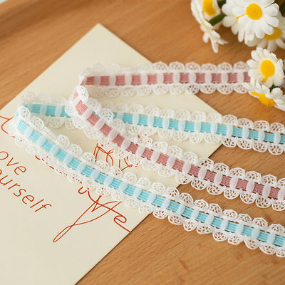 1.7cm Weaved Lace Edge Polyester Ελαστικό Ραβδί Ραβδί Ραβδί για Συσκευές